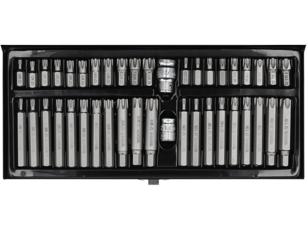 SCREWDRIVER BIT SET TORX SE.& RIBE 42PCS (YT-0420)