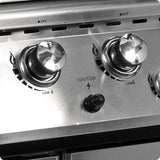 GAS BBQ GRILL YOKATE 4+1 STAINLESS STEEL 17,5KW (YG-20013)