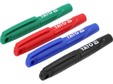 TECHNICAL MARKERS MINI SET 72 PCS / BLACK-GREEN-RED-BLUE (YT-69311)
