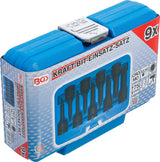 IMPACT BIT SOCKET SET | 12.5 MM (1/2") DRIVE | SPLINE (FOR XZN) M4 - M16 | 9 PCS. (5482)
