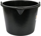 CONSTRUCTION BUCKET BLACK | WITH SPOUT | 20L (06382)