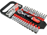 28 PCS DRIVE SOCKETS SET 1/4" (YT-14433)