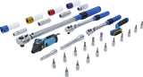 TORQUE WRENCH SET | 6.3 MM (1/4"), 10 MM (3/8"), 12.5 MM (1/2") | 31 PCS. (74305)