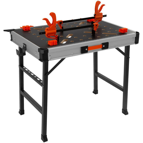 PORTABLE WORKBENCH WITH BOXES, CONNECTORS AND F-TYPE CLAMPS (WB33C)