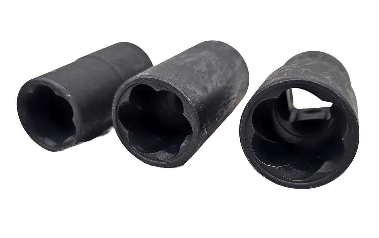 SOCKET SET FOR DAMAGED BOLTS | 17-19-21 MM | 3 PCS. (EH2405)