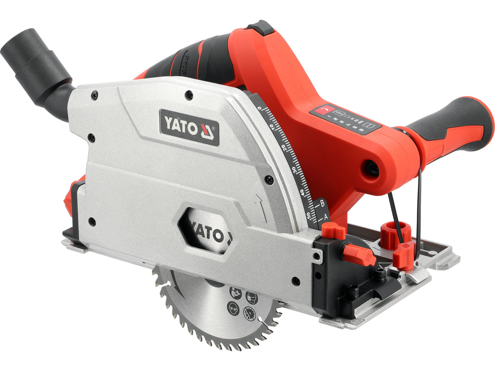 CORDLESS PLUNGE CIRCULAR SAW | 140 MM | 52 (90˚) 38 (45˚) MM | 18V | WITHOUT BATTERY (YT-821702)