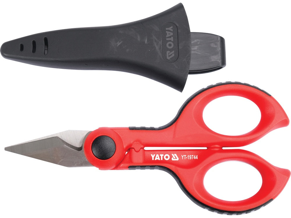ELECTRICIANS SCISSORS HD INOX 150MM (YT-19744)
