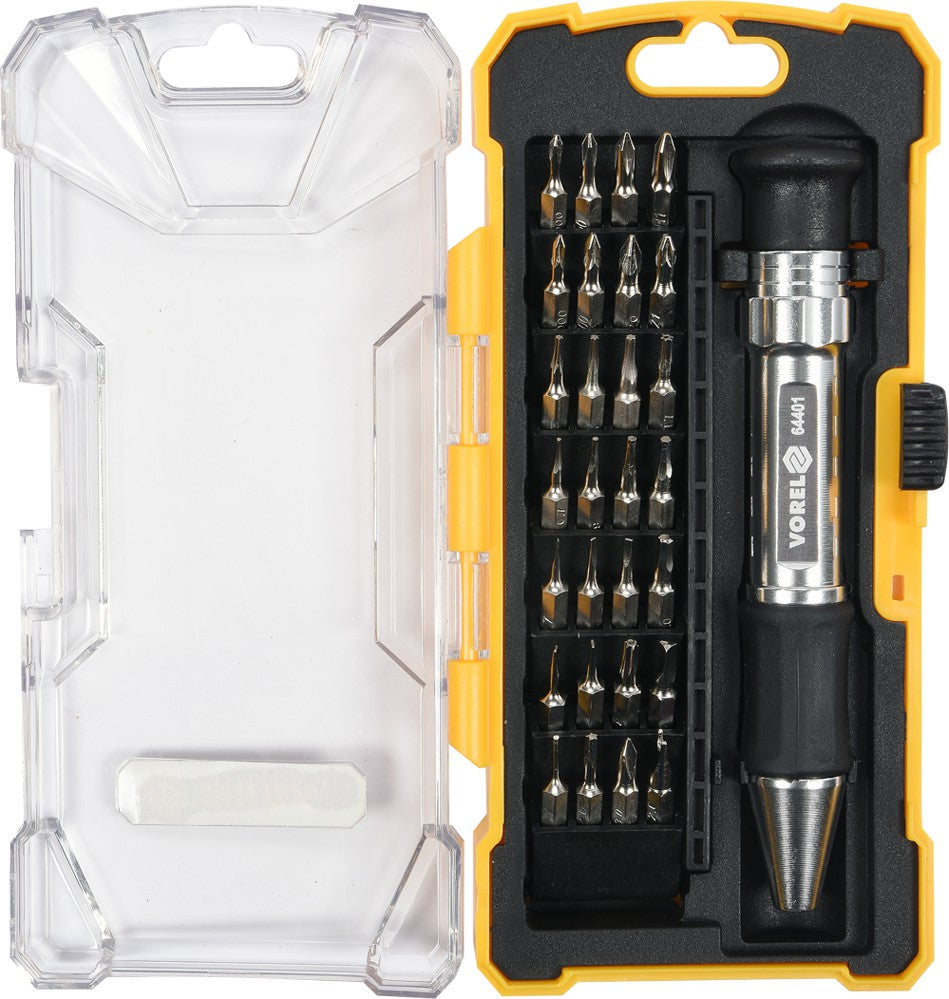 PRECISION SCREWDRIVER BIT SET 29PCS (64401)