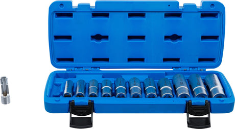 SPECIAL SOCKET SET, SLOTTED | 10 MM (3/8") DRIVE | 8 - 19 MM | 12 PCS. (70988)