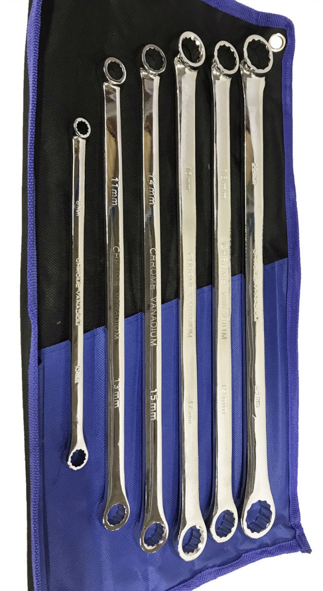 DOUBLE RING WRENCH SET | LONG TYPE | 8 - 24 MM | 6 PCS. (SK5006)