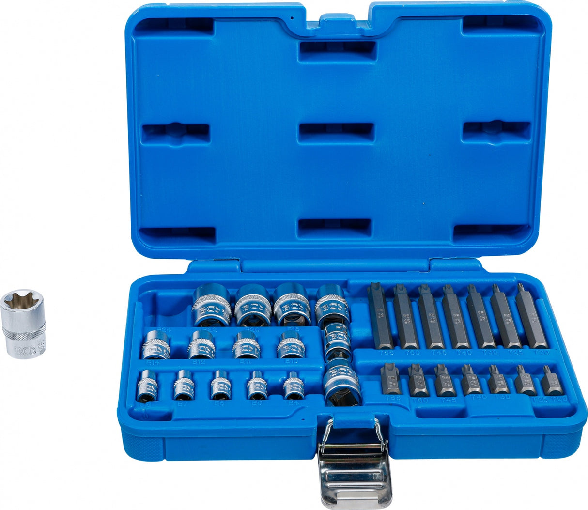 BIT AND SOCKET SET | E-TYPE / T-STAR (FOR TORX) | 30 PCS. (5025)