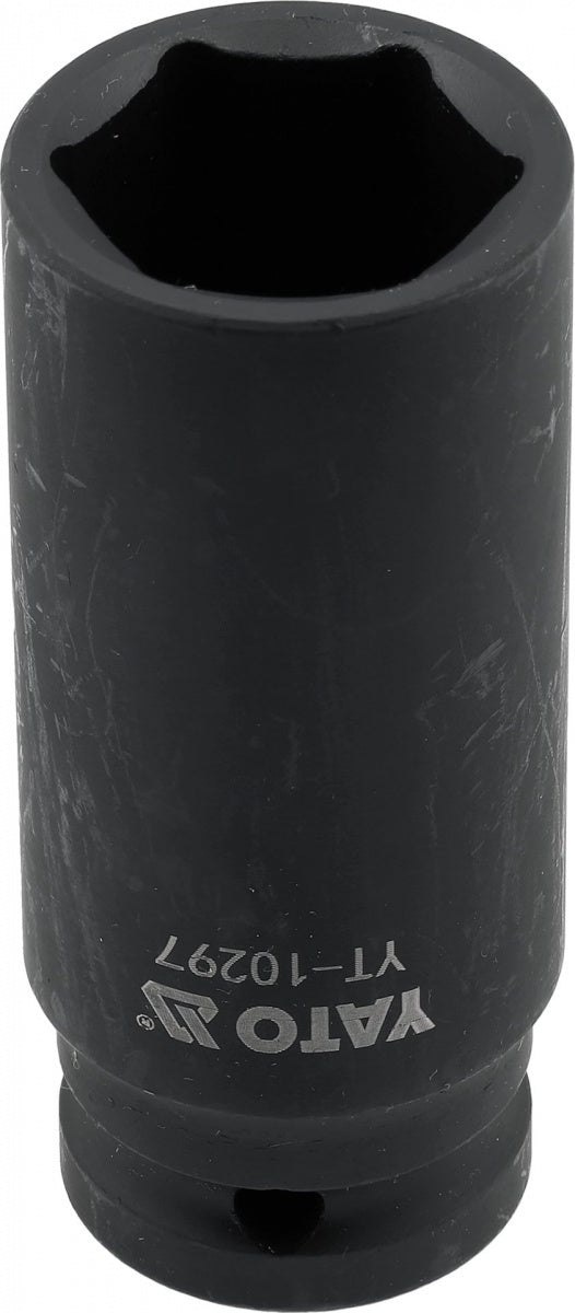 IMPACT SOCKET, HEXAGONAL, LONG | 12.5 MM (1/2") | 24 MM (YT-10297)