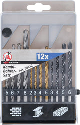 COMBINATION DRILL SET | 2 - 8 MM | 12 PCS. (50812)