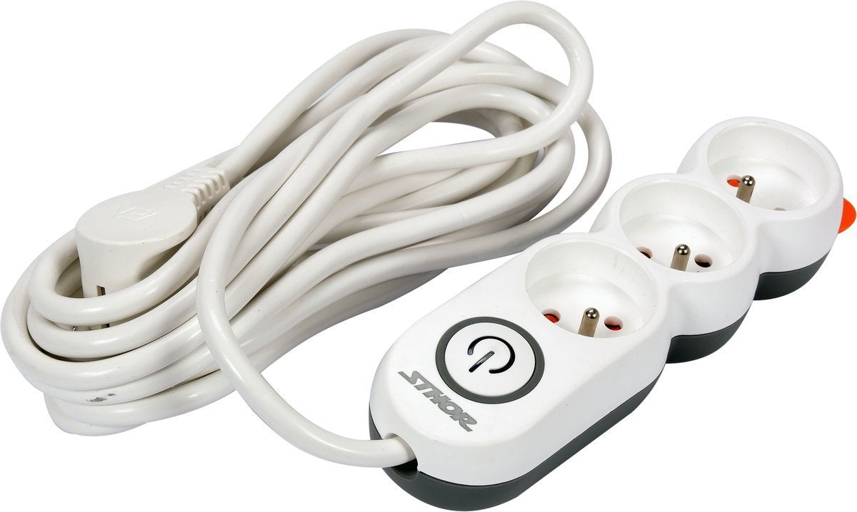 POWER STRIP W. GROUND 3S 5M (72352)