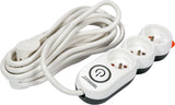 POWER STRIP W. GROUND 3S 5M (72352)