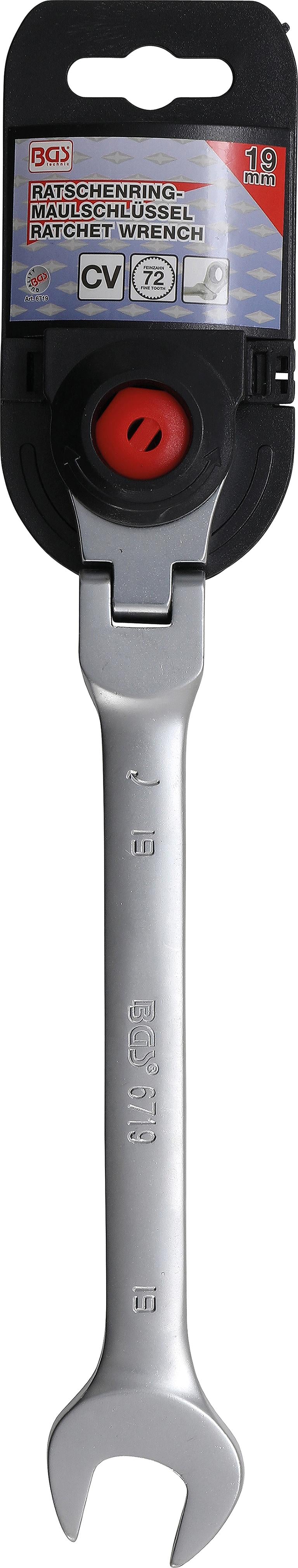 RATCHET COMBINATION WRENCH | ADJUSTABLE | 19 MM (6719)