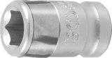 BIT ADAPTOR WITH RETAINING BALL | 10 MM (3/8") DRIVE | INTERNAL HEXAGON 10 MM (3/8") (291)