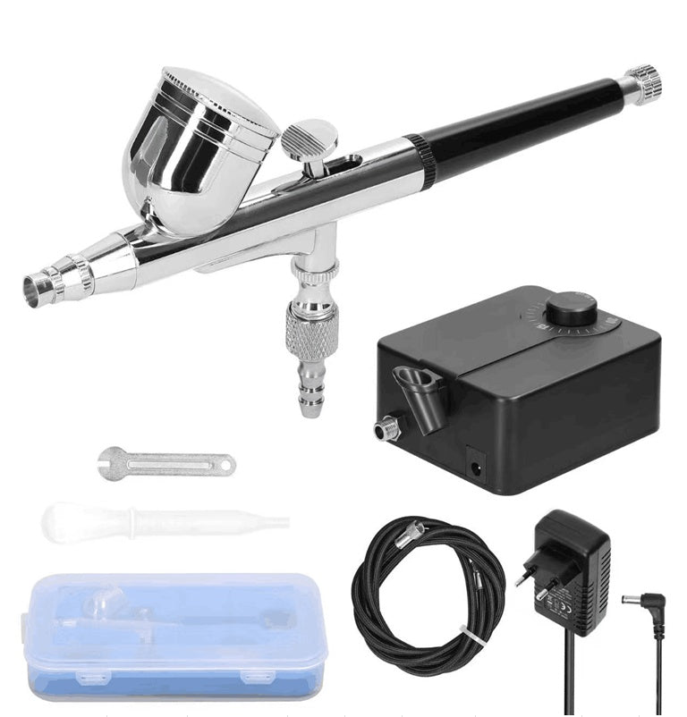 AIRBRUSH WITH COMPRESSOR | NON-AUTOMATIC TYPE | 12V | 12 L/MIN (AB12)
