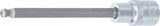 BIT SOCKET | LENGTH 140 MM | 12.5 MM (1/2") DRIVE | INTERNAL HEXAGON WITH BALL HEAD 7 MM (4258-7)