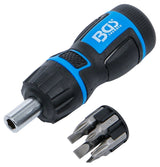 RATCHET SCREWDRIVER | WITH INTERCHANGEABLE BITS | REVERSIBLE | 7 PCS (7898)