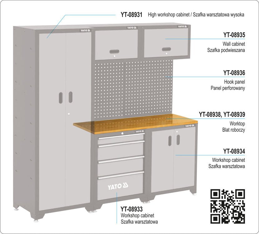 RUBBER WOOD WORK TOP STANDARD (YT-08938)