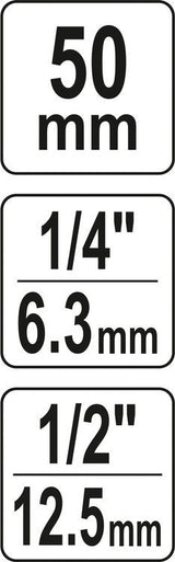 IMPACT ADAPTER 1/2"-1/4" (YT-04691)