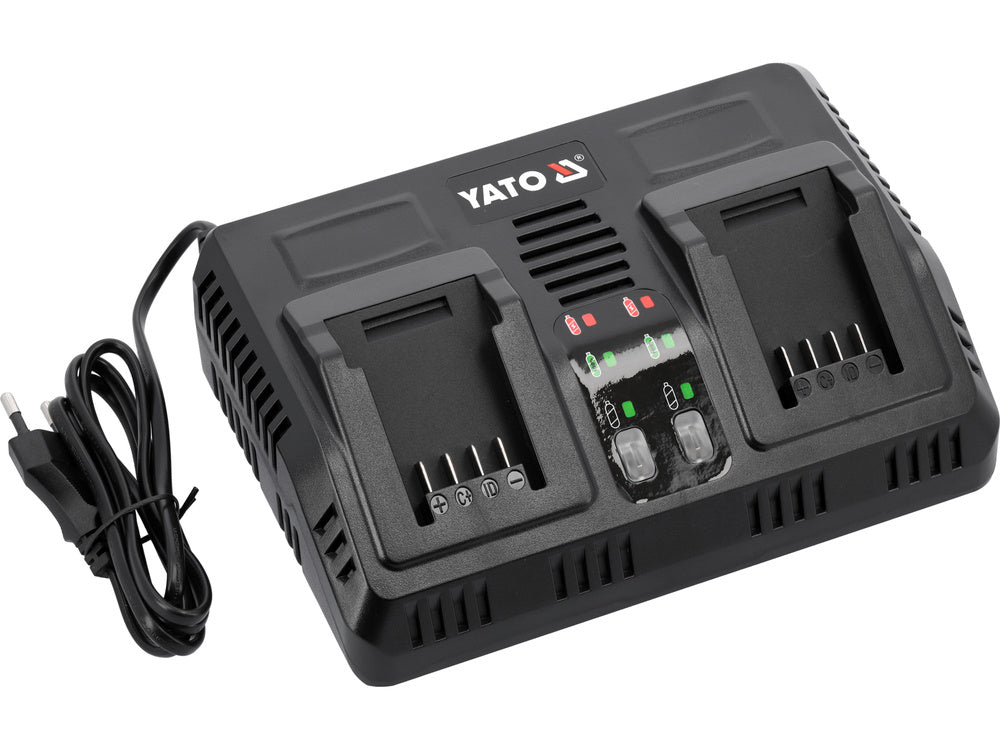 DOUBLE BATTERY CHARGER 18V 2.4A (YT-828499)