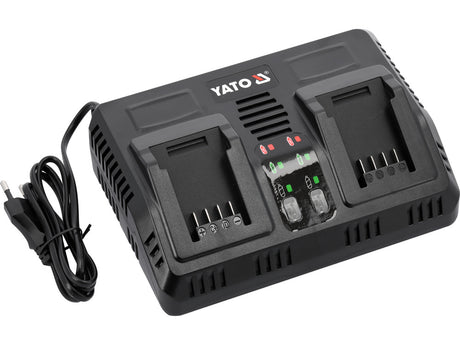 DOUBLE BATTERY CHARGER 18V 2.4A (YT-828499)