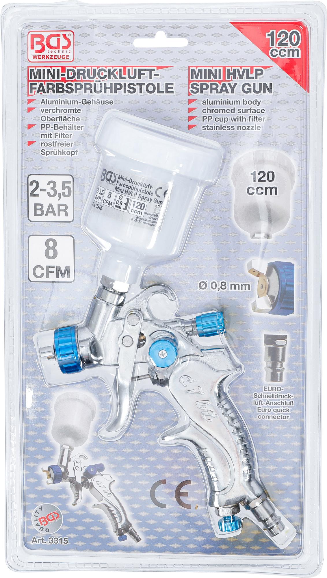 MINI AIR PAINT SPRAY GUN | 120 CM³ (3315)