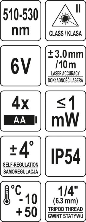 CROSS LINE GREEN LASER (YT-30433)
