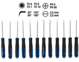PRECISION SCREWDRIVER AND HOOK SET CR-V, 12 PCS. (SK8833)