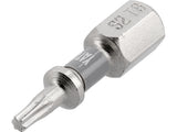 SCREWDRIVER BITS 1/4 25MM T8 2 PCS NI (YT-78010)