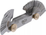 TWIN SCREWPITCH GAUGE, 52 BLADES | METRIC 0.25 - 6.0 MM, WHITWORTH 4G - 62G (3069)