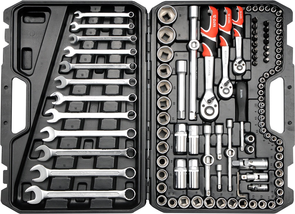 SOCKET SET 1/4", 3/8" & 1/2" 111PCS (YT-38831)
