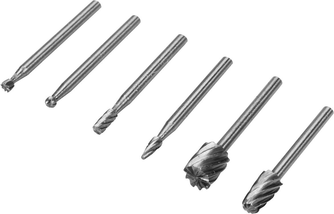 6PCS SET OF ROTARY FILES FOR MINI GRINDE (25405)