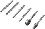6PCS SET OF ROTARY FILES FOR MINI GRINDE (25405)