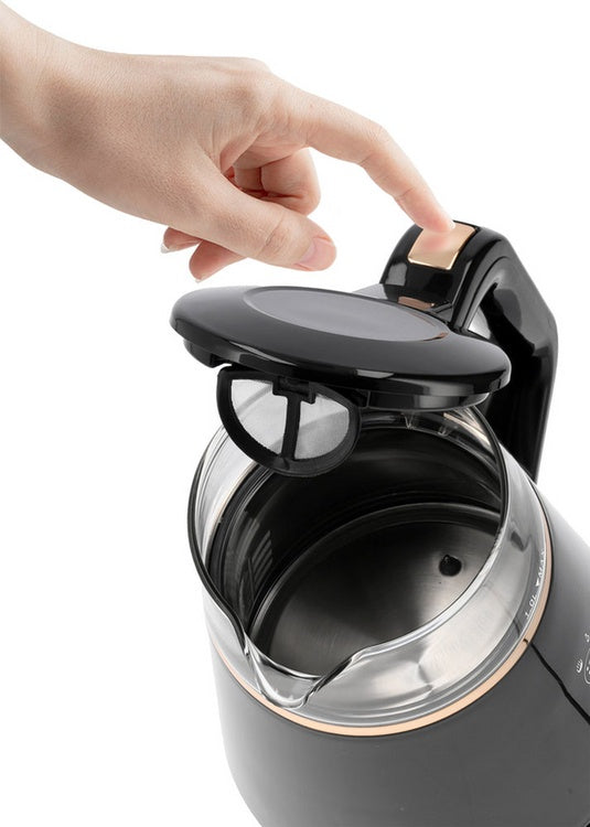 EL. KETTLE 1L, TEMP. CONTROL, BLACK (68216)