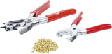 REVOLVING PUNCH PLIERS AND EYELET PLIERS SET | 102 PCS. (75840)