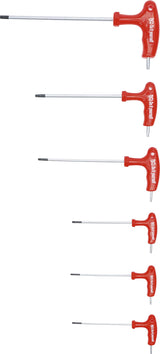 T-HANDLE L-TYPE WRENCH SET | T-STAR TAMPERPROOF (FOR TORX) | T10 - T40 | 6 PCS. (7830)
