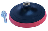 VELCRO PAD THICK, WITH ADAPTER 125 MM, M14 (ES203125-A)