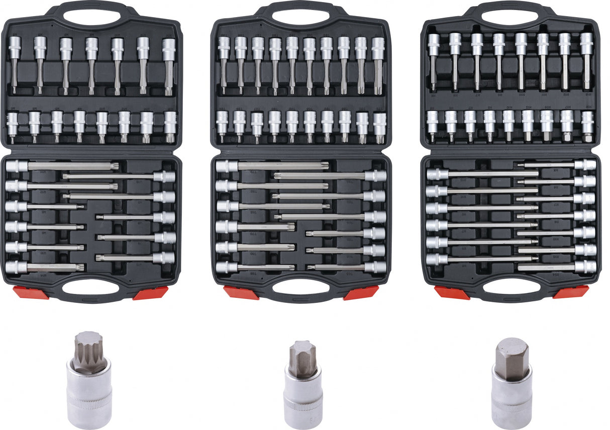 BIT SOCKET ASSORTMENT | 12.5 MM (1/2") DRIVE | 88 PCS. (5186)