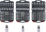 BIT SOCKET ASSORTMENT | 12.5 MM (1/2") DRIVE | 88 PCS. (5186)