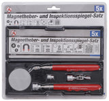 MAGNETIC PICK-UP TOOL / INSPECTION MIRROR SET | 4 PCS. (9197)