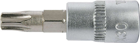 Ruuvikärki puristettu hylykseen | 6,3 mm (1/4") | T-Star (Torx) T30 (YT-04306)