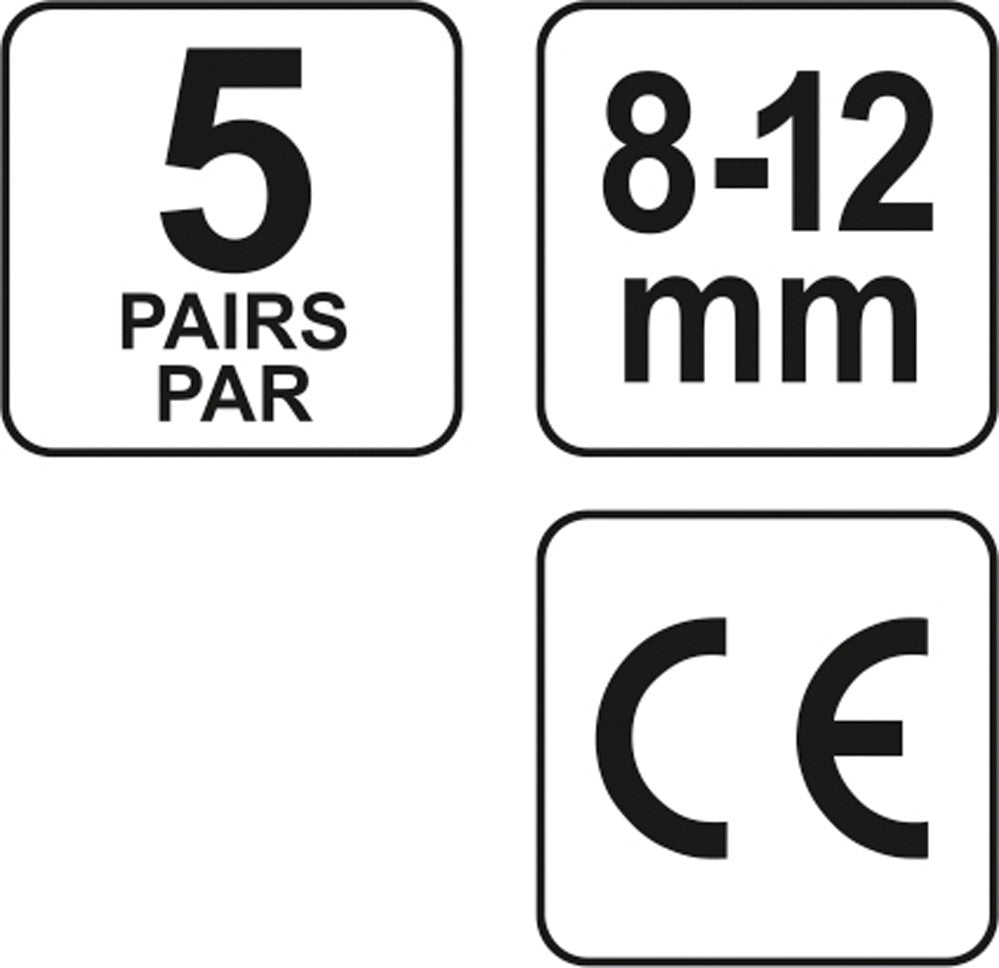 EAR PLUGS SILICONE 22DB 5 PAIRS (YT-7455)