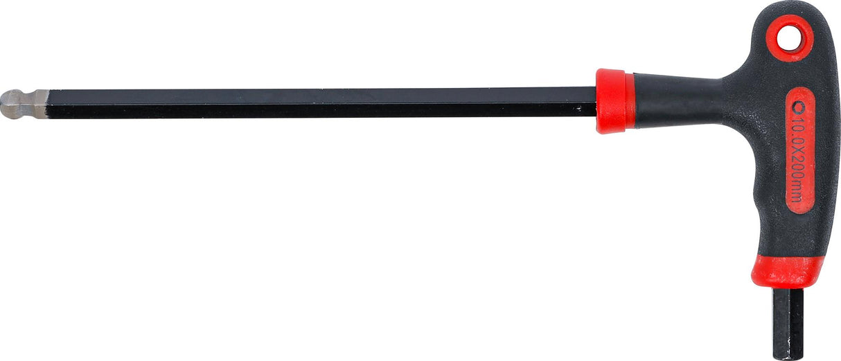 T-HANDLE L-TYPE WRENCH | INTERNAL HEXAGON / INTERNAL HEXAGON WITH BALL HEAD | 10 MM (7882-10)