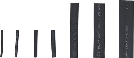 SHRINK TUBE ASSORTMENT | BLACK | 126 PCS. (88184)