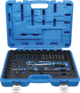 IMPACT SOCKET SET HEXAGON | 6.3 MM (1/4") + 12.5 MM (1/2") | 69 PCS. (5255)