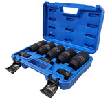 LONG IMPACT SOCKET SET | 12-POINT | WITH BIT SET | 27 - 36 MM | 8 PCS. (SK5335)