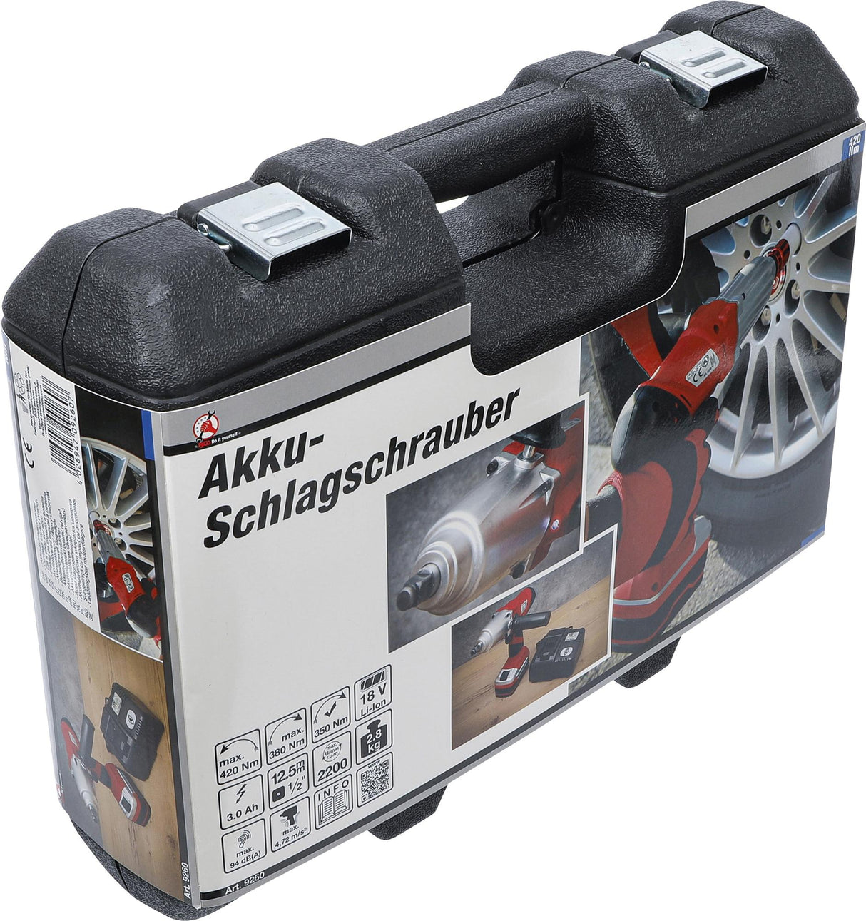 CORDLESS IMPACT WRENCH | 420 NM | MAX. 2000 RPM | 18 V (9260)